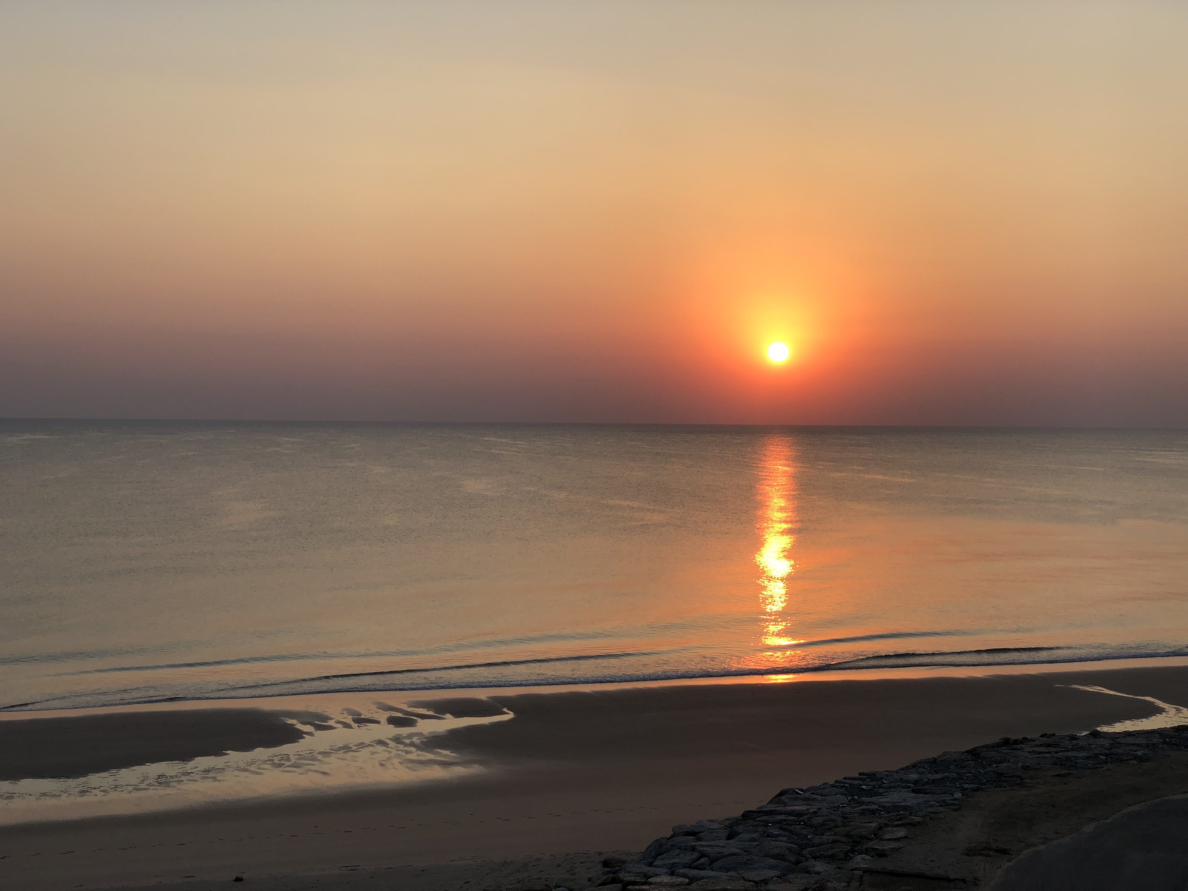 Sunset view from the villa terrace